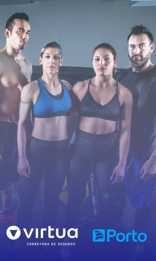 Equipe com logo