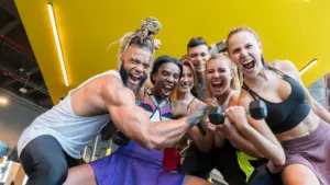 alunos com seguro academia