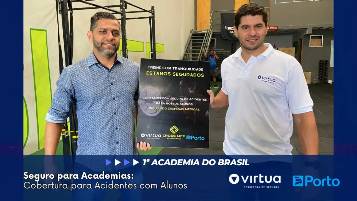 Seguro para academias Primeira do Brasil