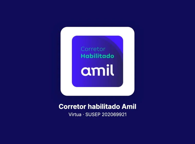Corretor habilitado Virtua, SUSEP 202069921