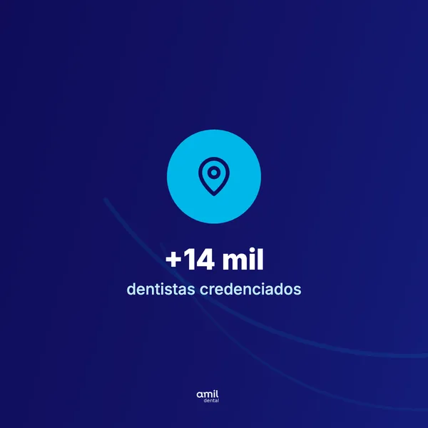 Rede nacional Amil Dental para a sua equipe